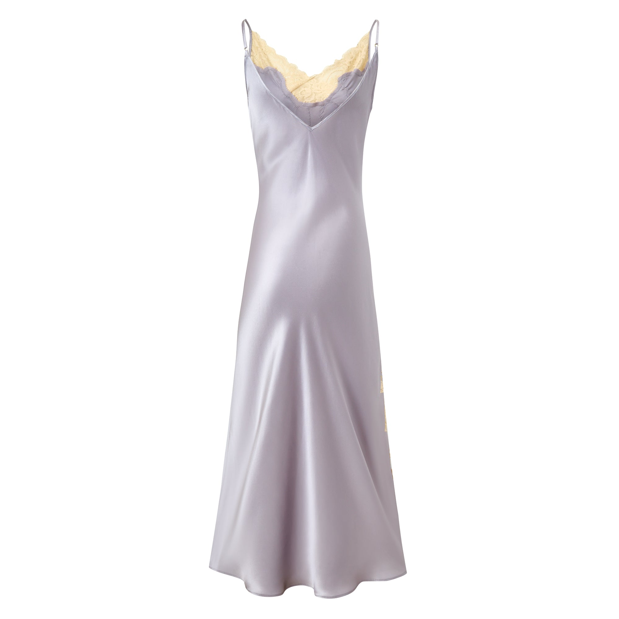 真絲蕾絲長洋裝｜Silk Vow