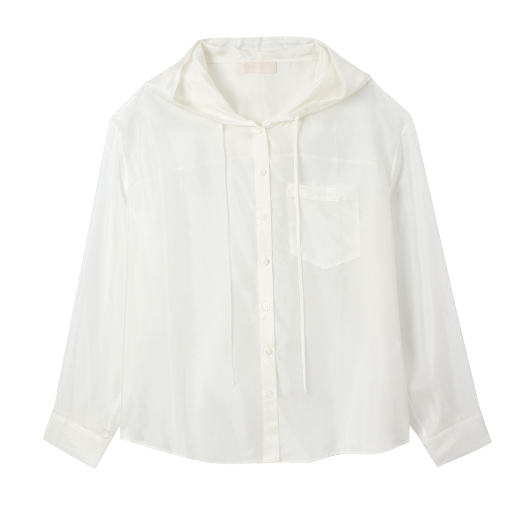 Silk Hooded Jacket 真絲防曬連帽外套