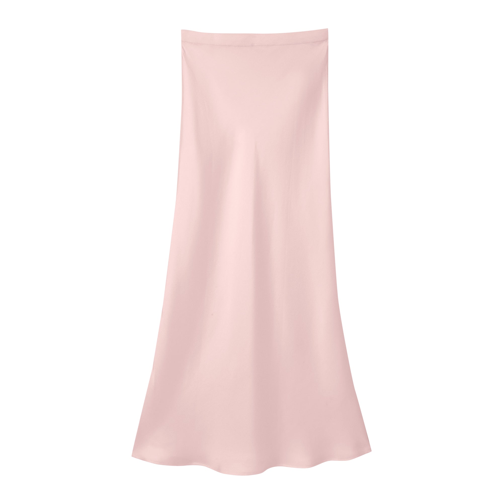 Silk Midi Skirt｜Double-Faced Silk Charmeuse 斜裁雙面真絲半身裙