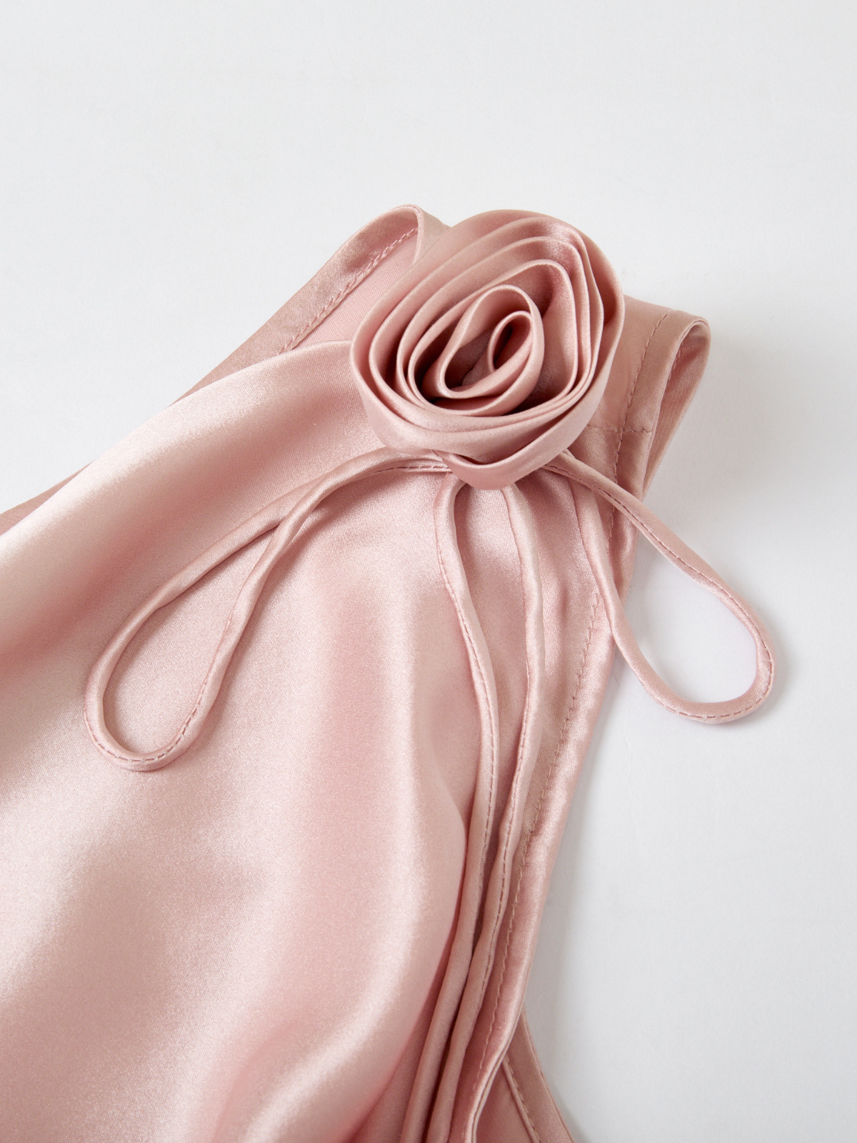 真絲玫瑰垂領洋裝｜Silk Vow