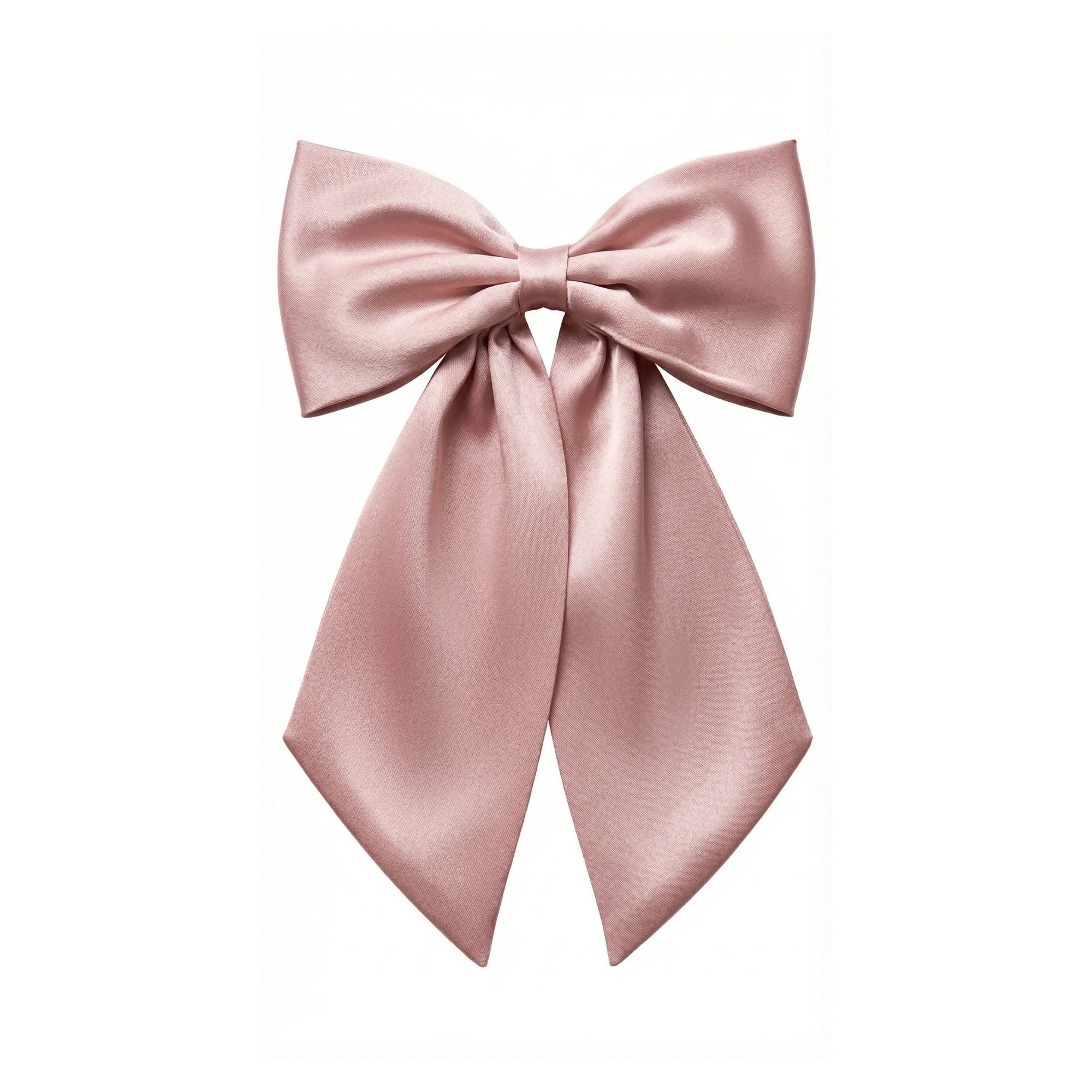 真絲蝴蝶結髮夾｜法式氣質 × 名字客製亮鑽