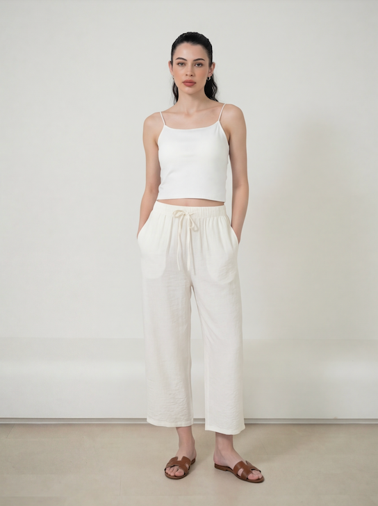 【真絲 BRATOP 細肩帶背心】免穿內衣 × 輕盈外穿