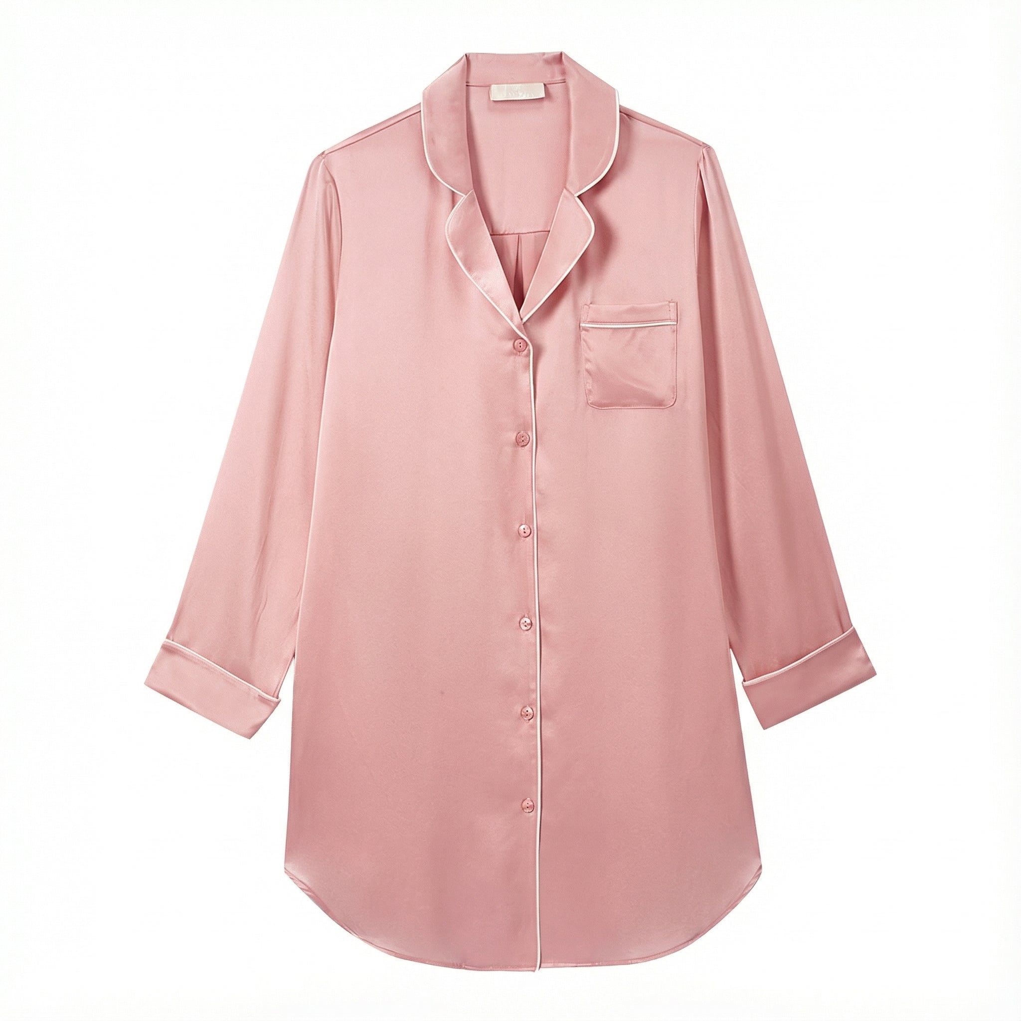 【男友感真絲襯衫睡裙】獨家設計 x 多色選擇