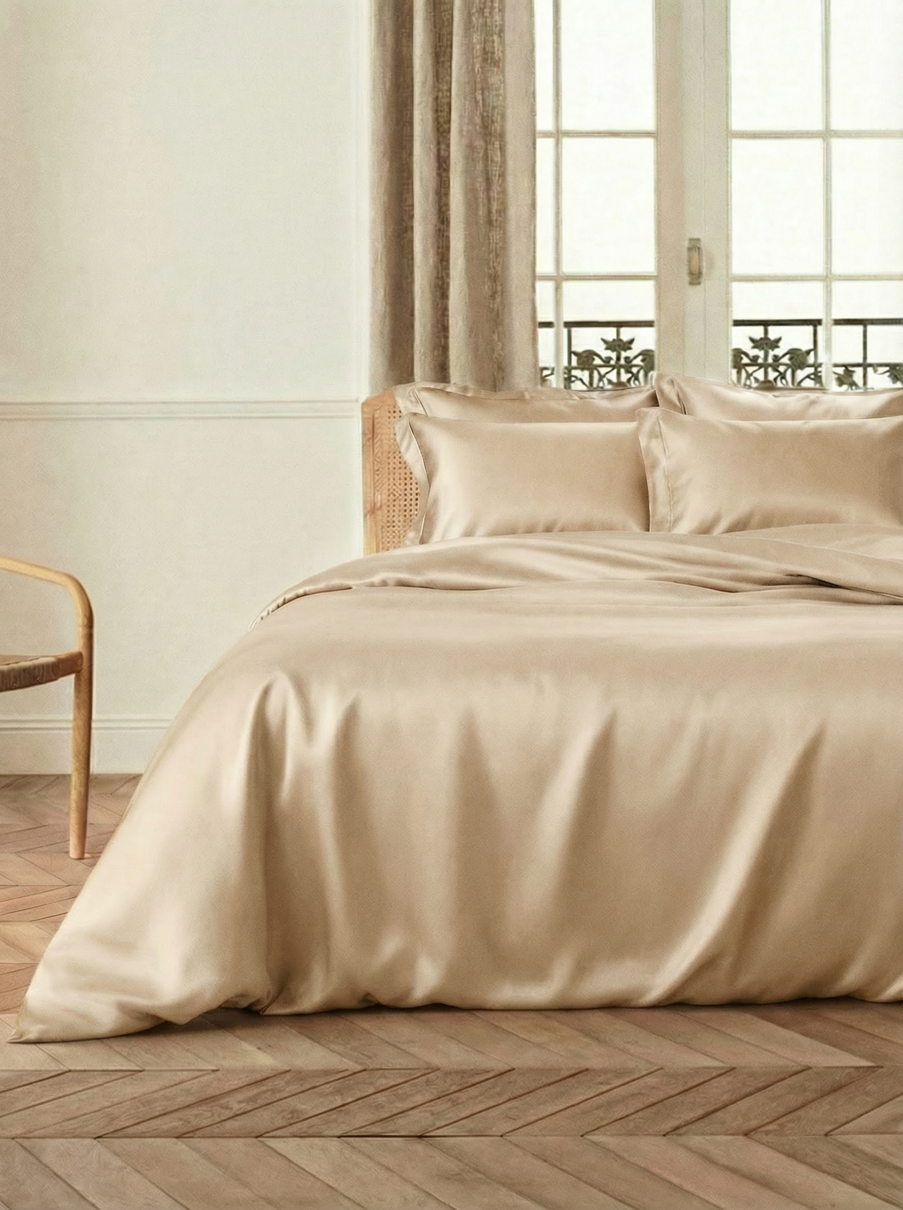 經典真絲床品四件組｜CloudSoft Silk™