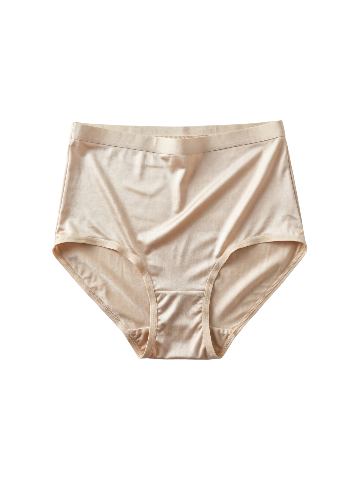 女士真絲高腰內褲｜法式高叉 × 乾爽透氣