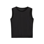 Silk Sleeveless Top 真絲圓領無袖上衣