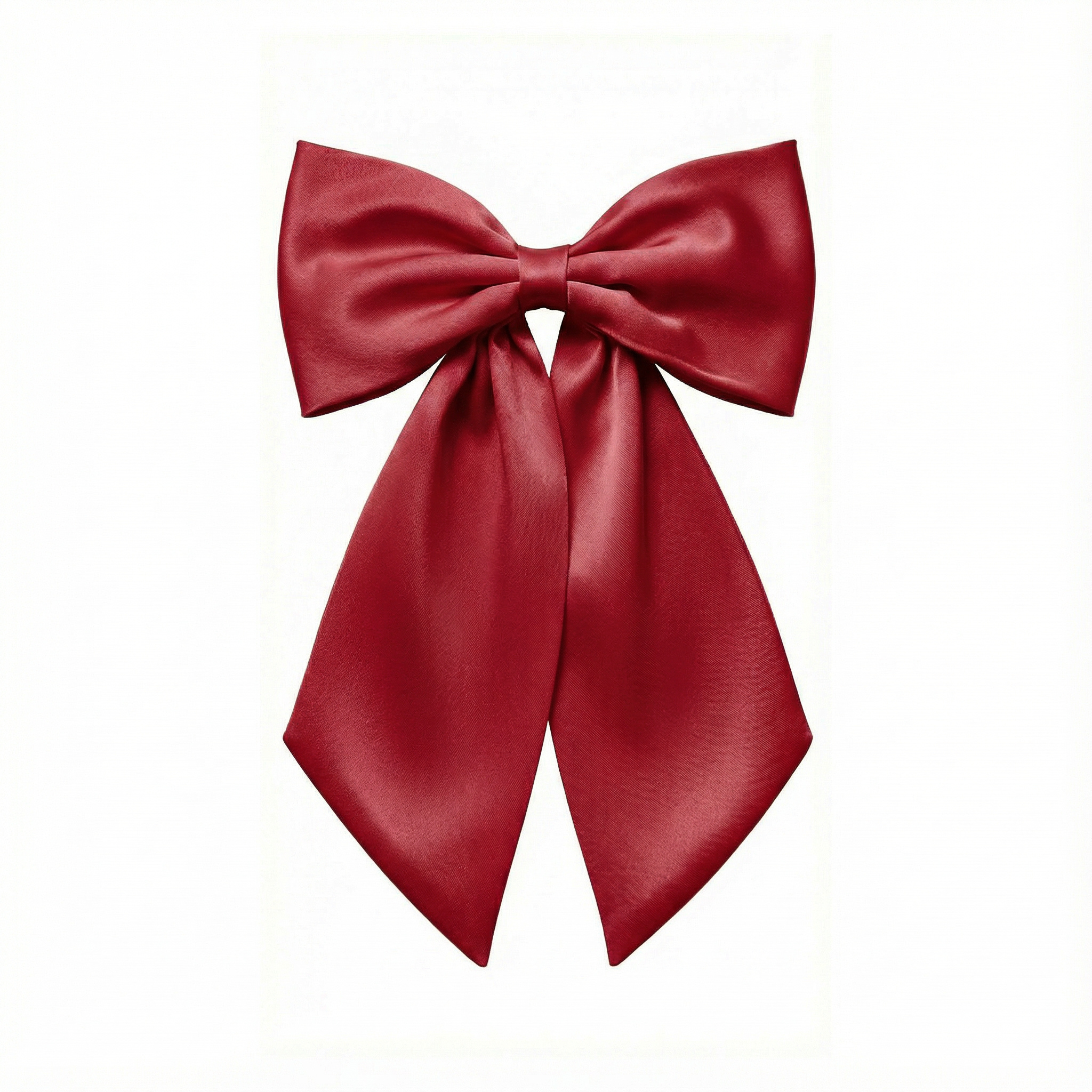 真絲蝴蝶結髮夾｜法式氣質 × 名字客製亮鑽