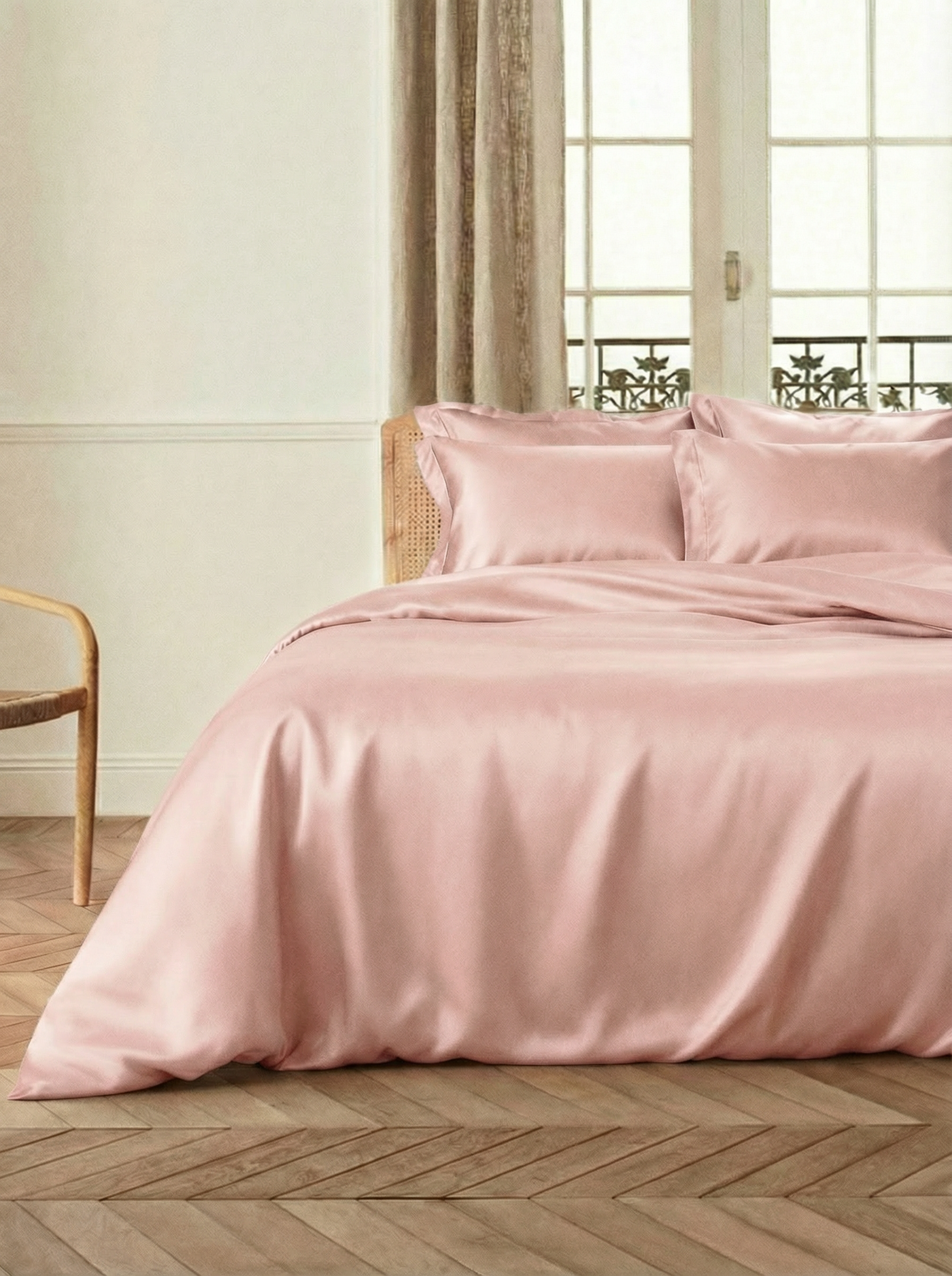 經典真絲床品四件組｜CloudSoft Silk™