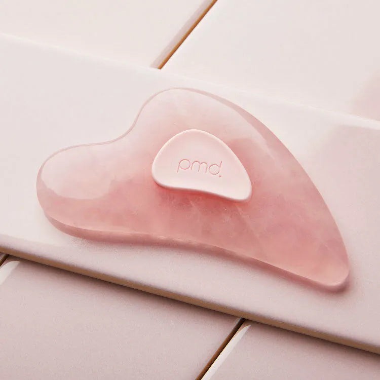 PMD 心形玫瑰晶石刮痧板