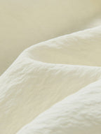 真絲皺感雙開拉鍊襯衫外套