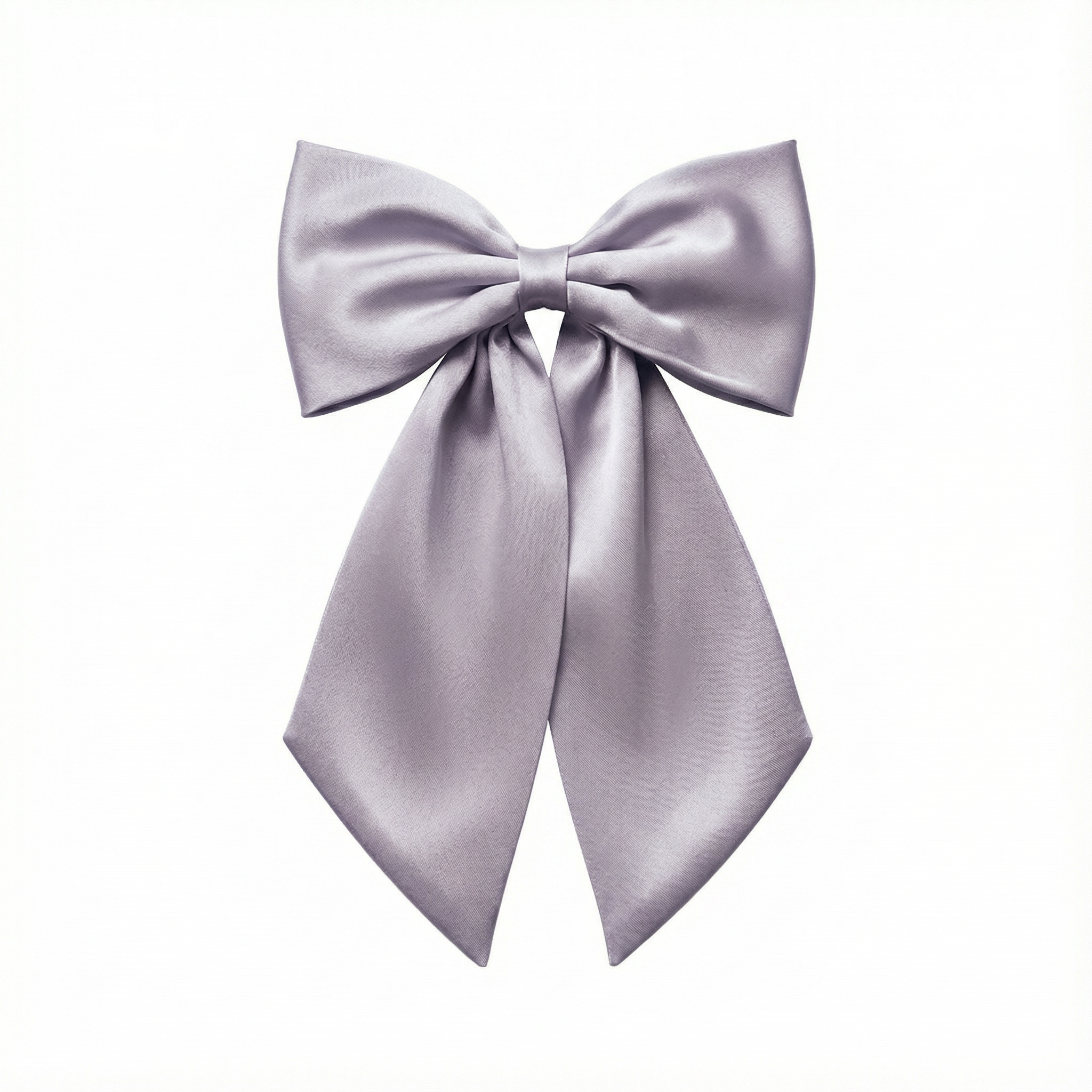 真絲蝴蝶結髮夾｜法式氣質 × 名字客製亮鑽