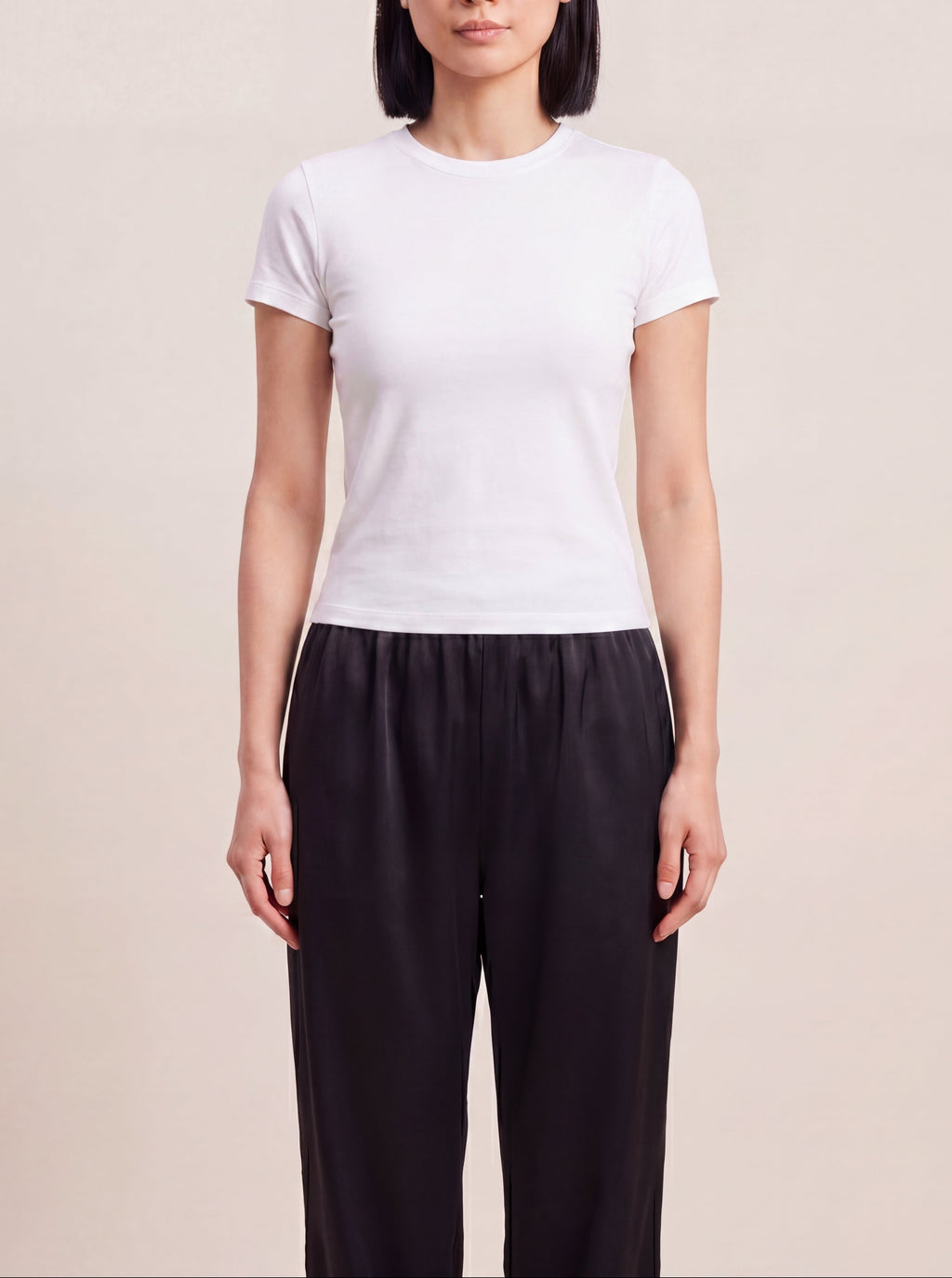 Silk Essentials Tee – Sculpt 真絲顯瘦圓領T-shirt