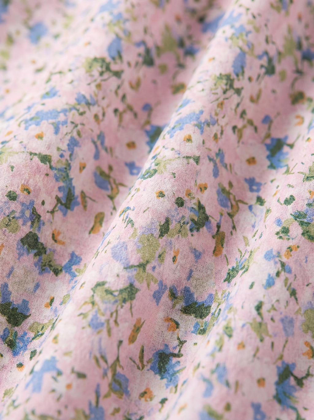 夏日碎花真絲洋裝｜100% Silk