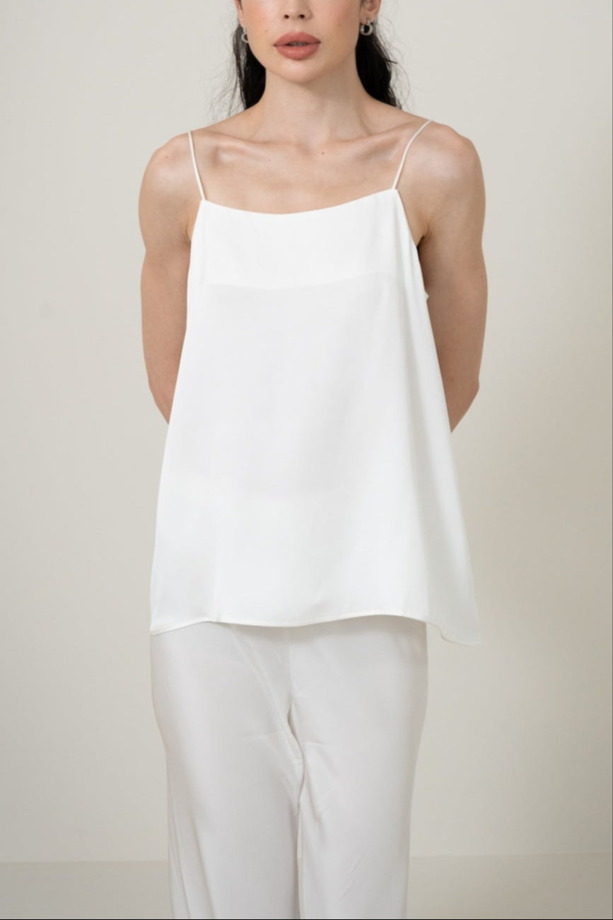 Silk Camisole｜Double-Faced Silk Charmeuse 雙面真絲吊帶上衣