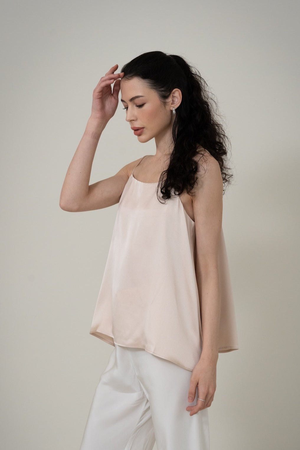 Silk Camisole｜Double-Faced Silk Charmeuse 雙面真絲吊帶上衣