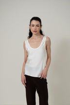 Silk Tank Top｜Double-Faced Silk Charmeuse 重磅雙面真絲背心