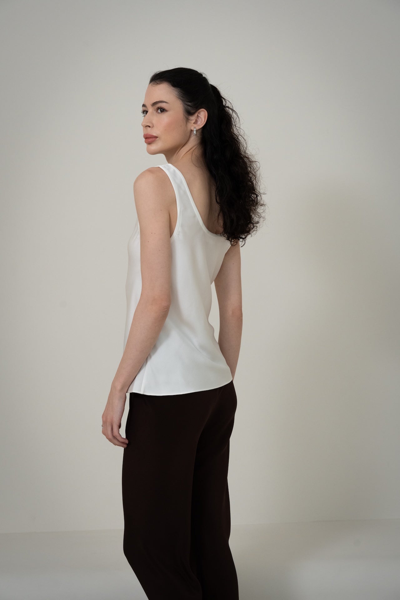 Silk Tank Top｜Double-Faced Silk Charmeuse 重磅雙面真絲背心