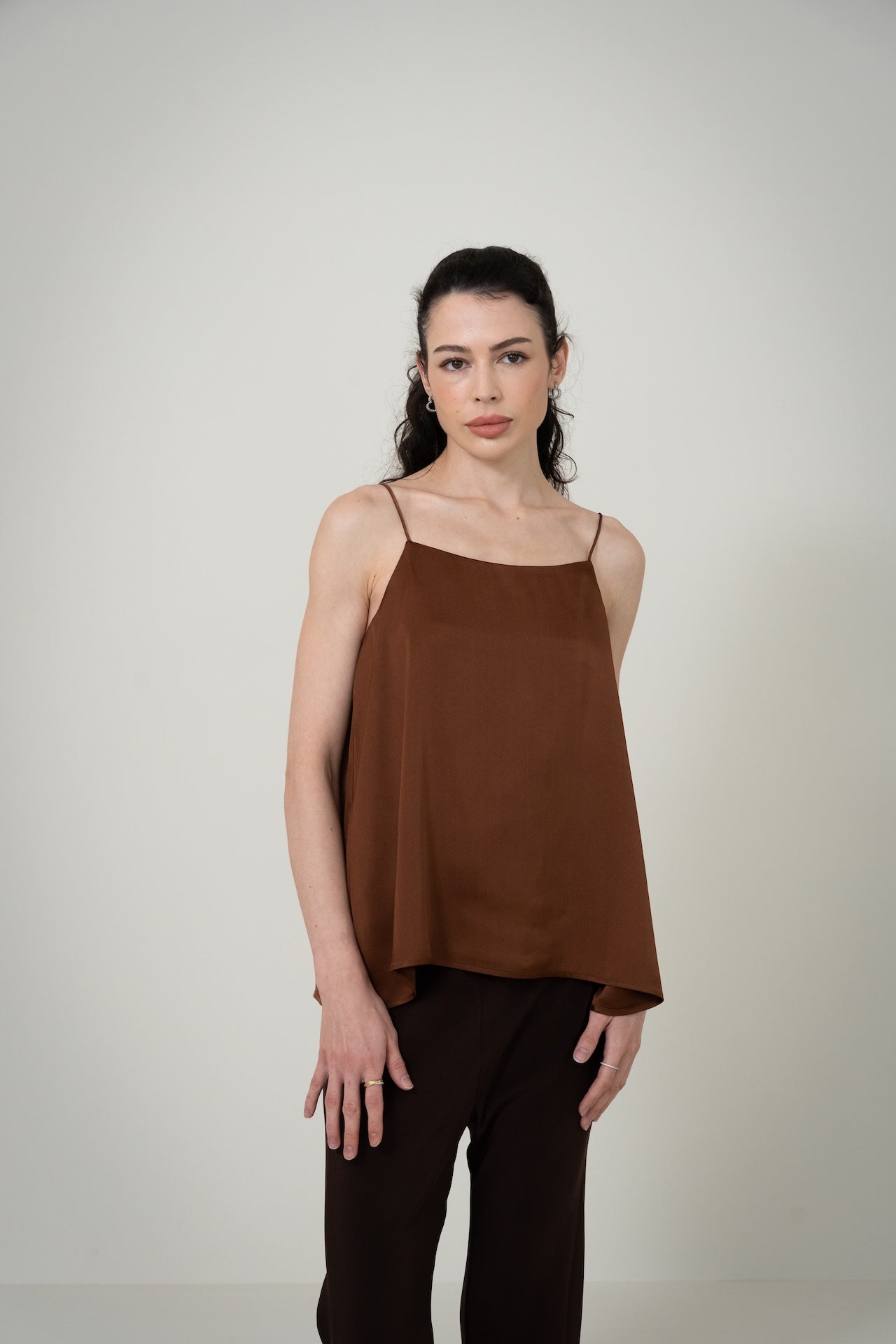 Silk Camisole｜Double-Faced Silk Charmeuse 雙面真絲吊帶上衣