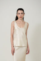 Silk Tank Top｜Double-Faced Silk Charmeuse 重磅雙面真絲背心