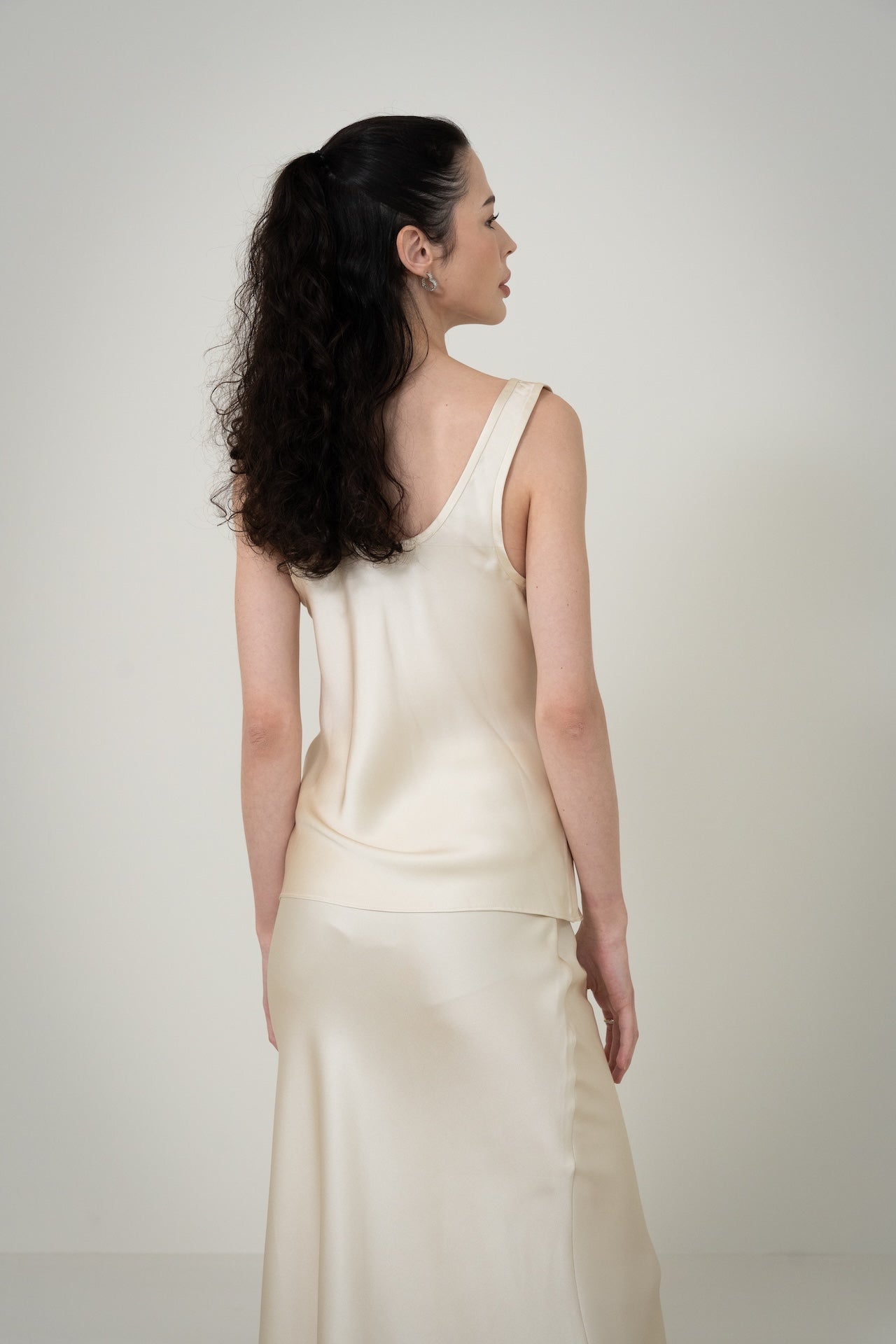 Silk Tank Top｜Double-Faced Silk Charmeuse 重磅雙面真絲背心