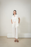 Silk Casual Set with Cropped Pants 桑蠶絲九分褲休閒套裝