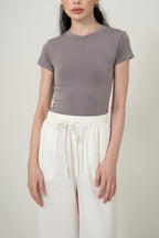 Silk Essentials Tee – Cloud 真絲基礎T-shirt 雲朵款