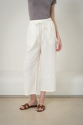 Silk Casual Cropped Pants 桑蠶絲通勤九分褲