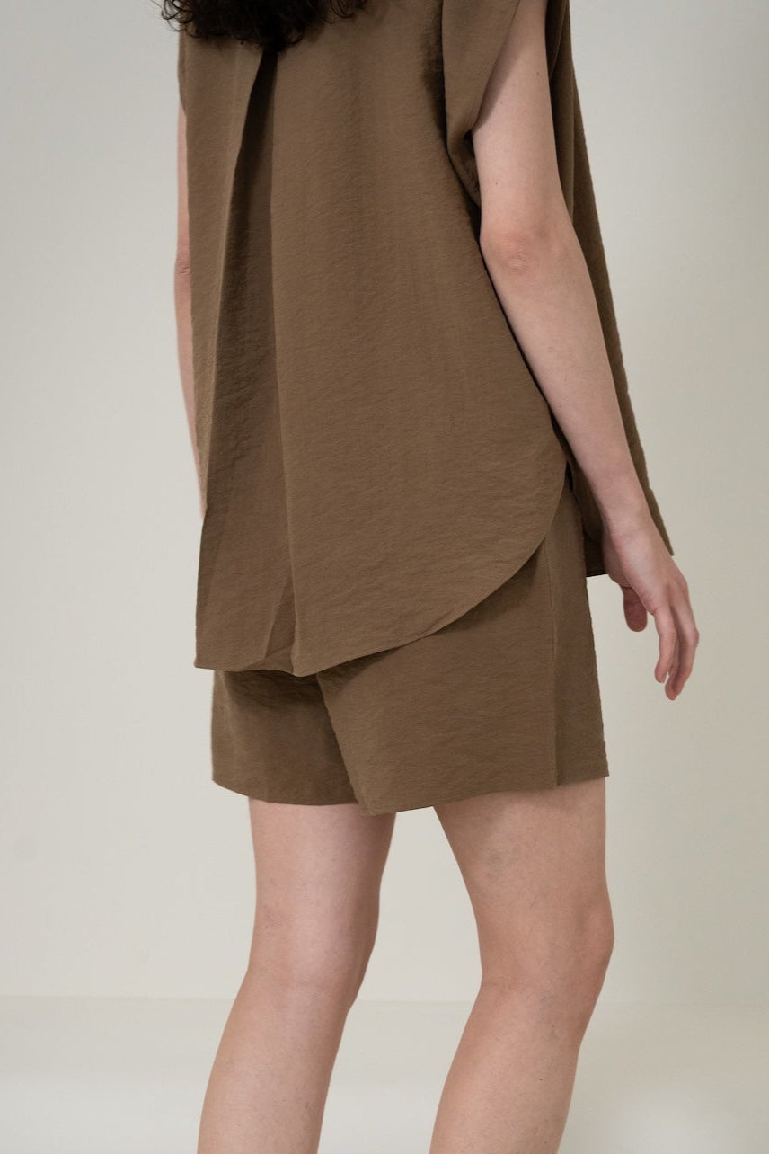 Silk Casual Set with Shorts 桑蠶絲休閒短褲套裝