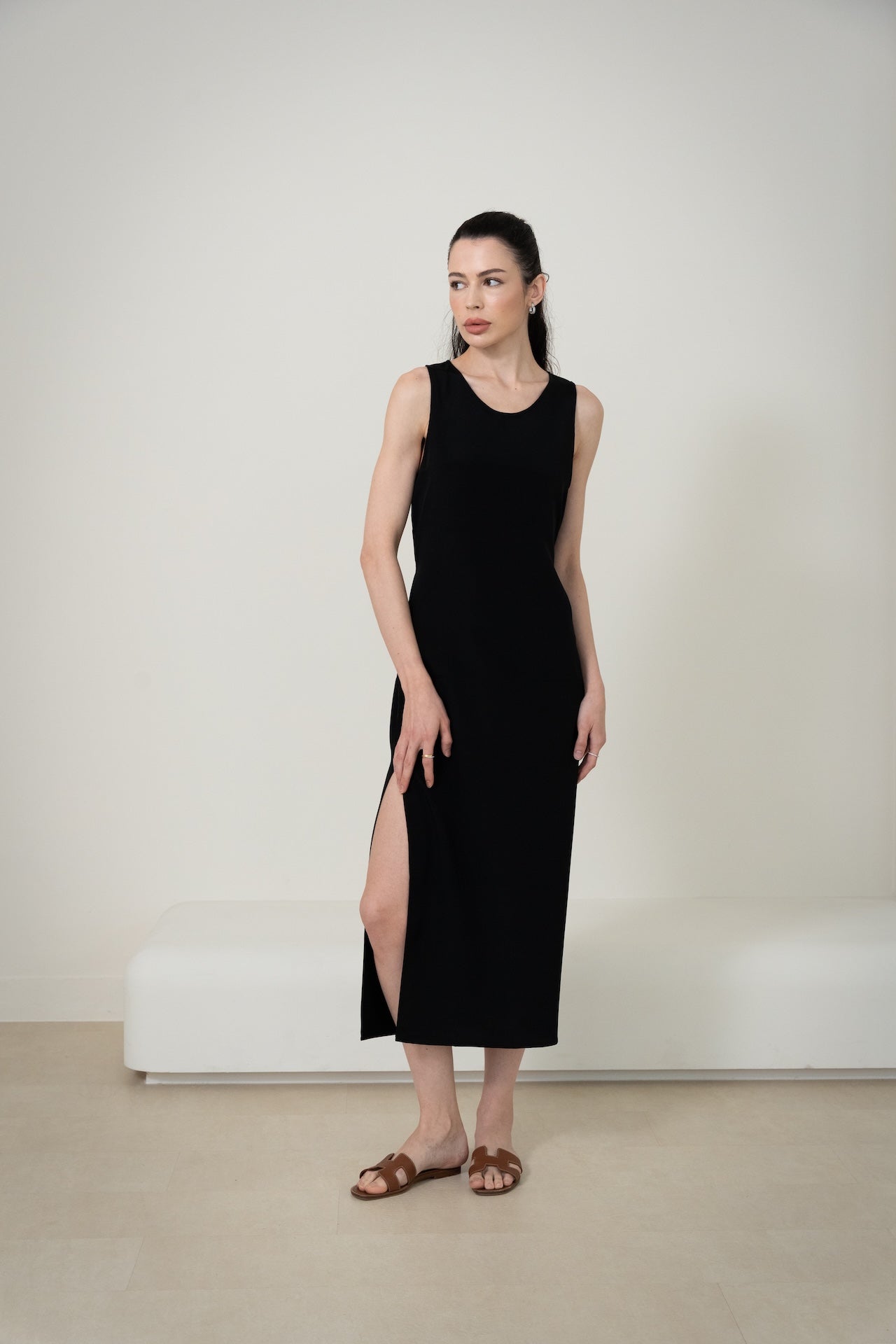 Silk Little Black Dress 真絲無袖小黑裙