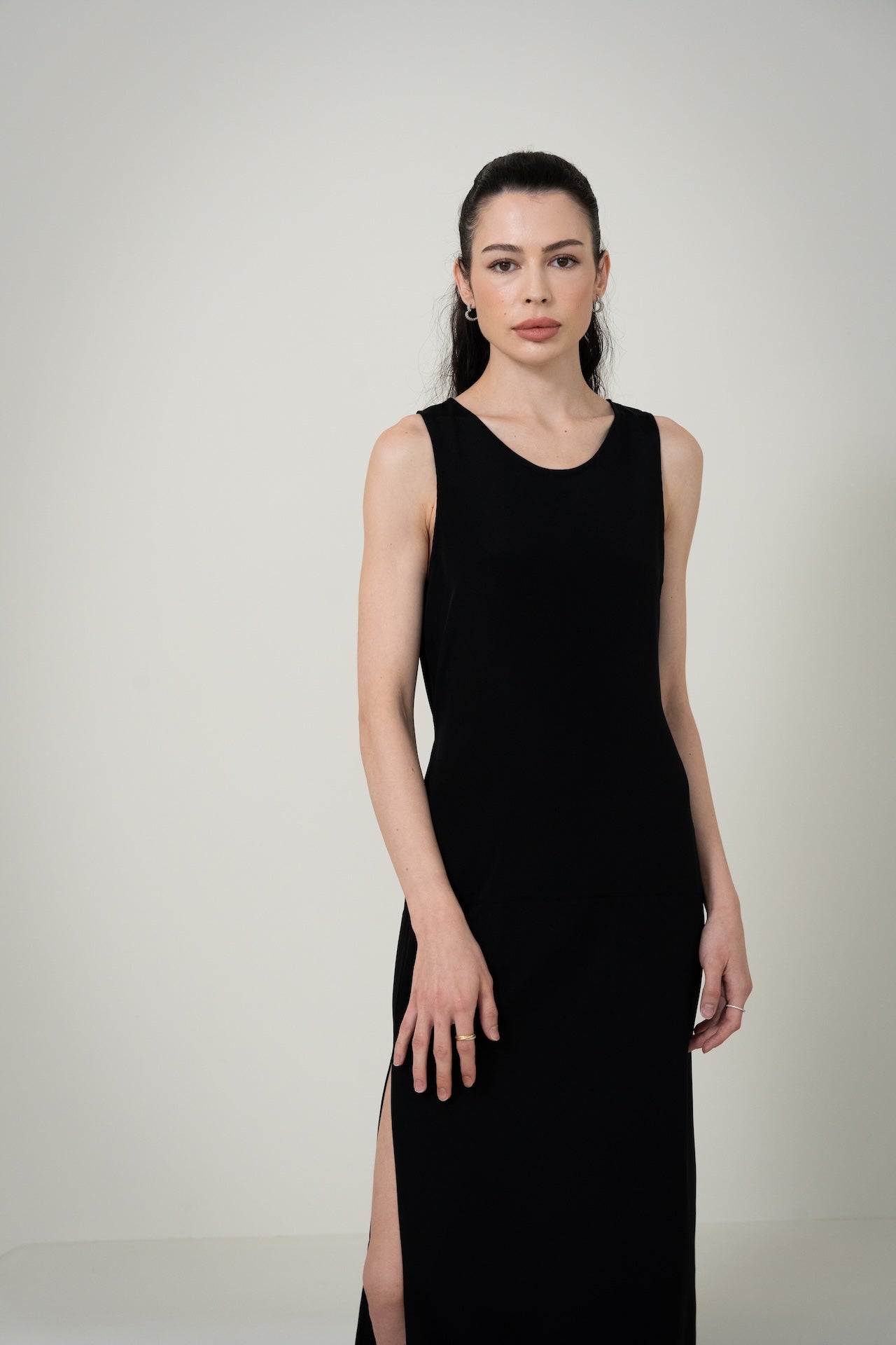 Silk Little Black Dress 真絲無袖小黑裙