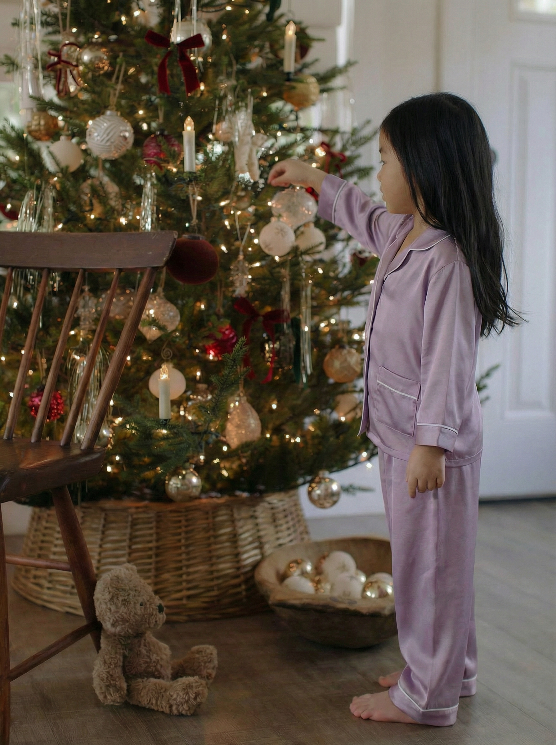 兒童抗敏真絲睡衣｜長袖套裝