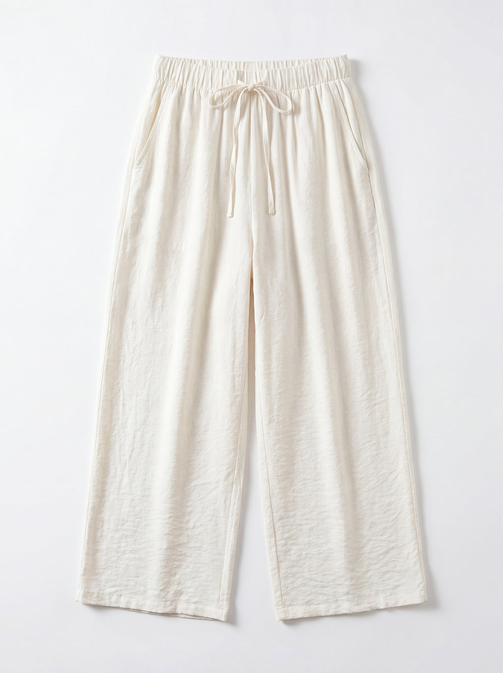 Silk Casual Cropped Pants 桑蠶絲通勤九分褲