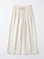 Silk Casual Cropped Pants 桑蠶絲通勤九分褲