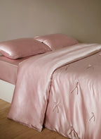 可水洗真絲蝴蝶結夏季涼被