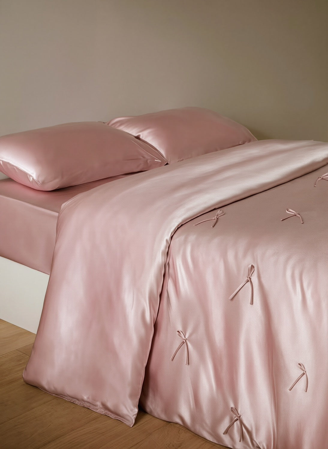 可水洗真絲蝴蝶結夏季涼被