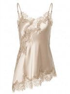 夜影蕾絲長褲套裝｜真絲睡衣套裝