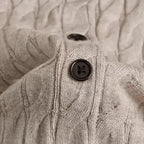 真絲混羊毛針織開襟衫｜老錢氣質 × 柔軟不刺癢