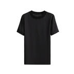 Silk Short-Sleeve Top 霧光真絲短袖上衣