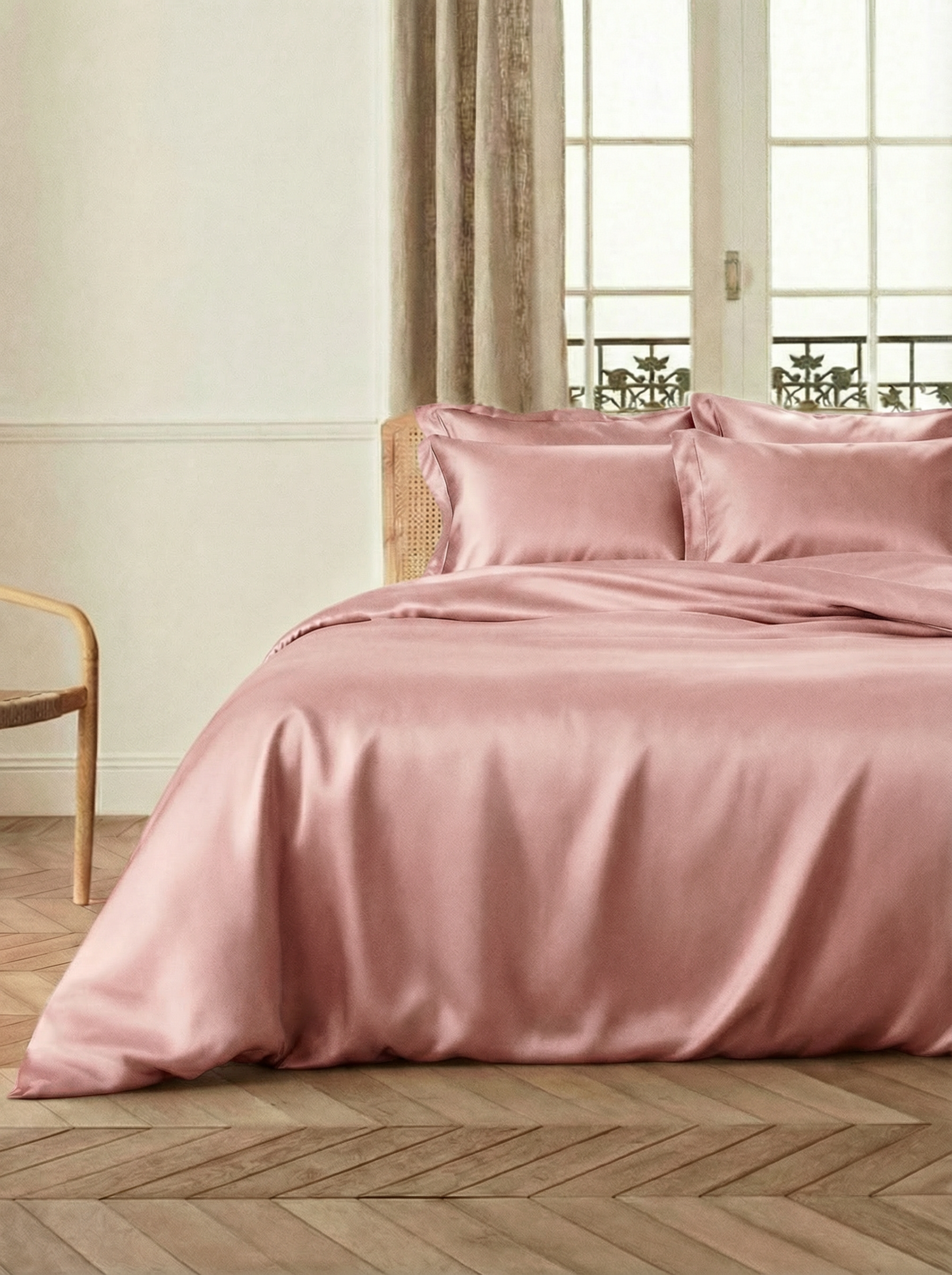 經典真絲床品四件組｜CloudSoft Silk™