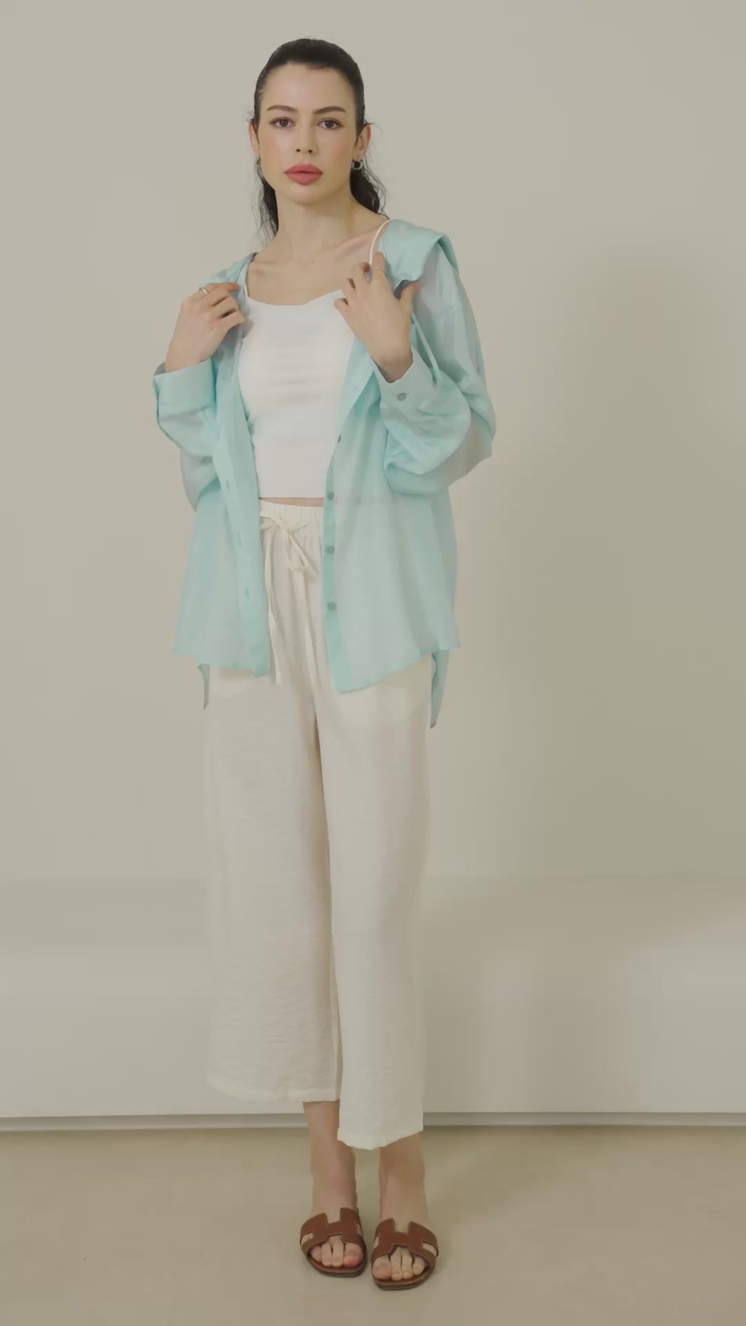 Silk Hooded Jacket 真絲防曬連帽外套