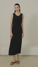 Silk Little Black Dress 真絲無袖小黑裙