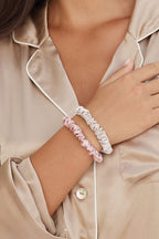 真絲極細護髮髮圈(4色入）